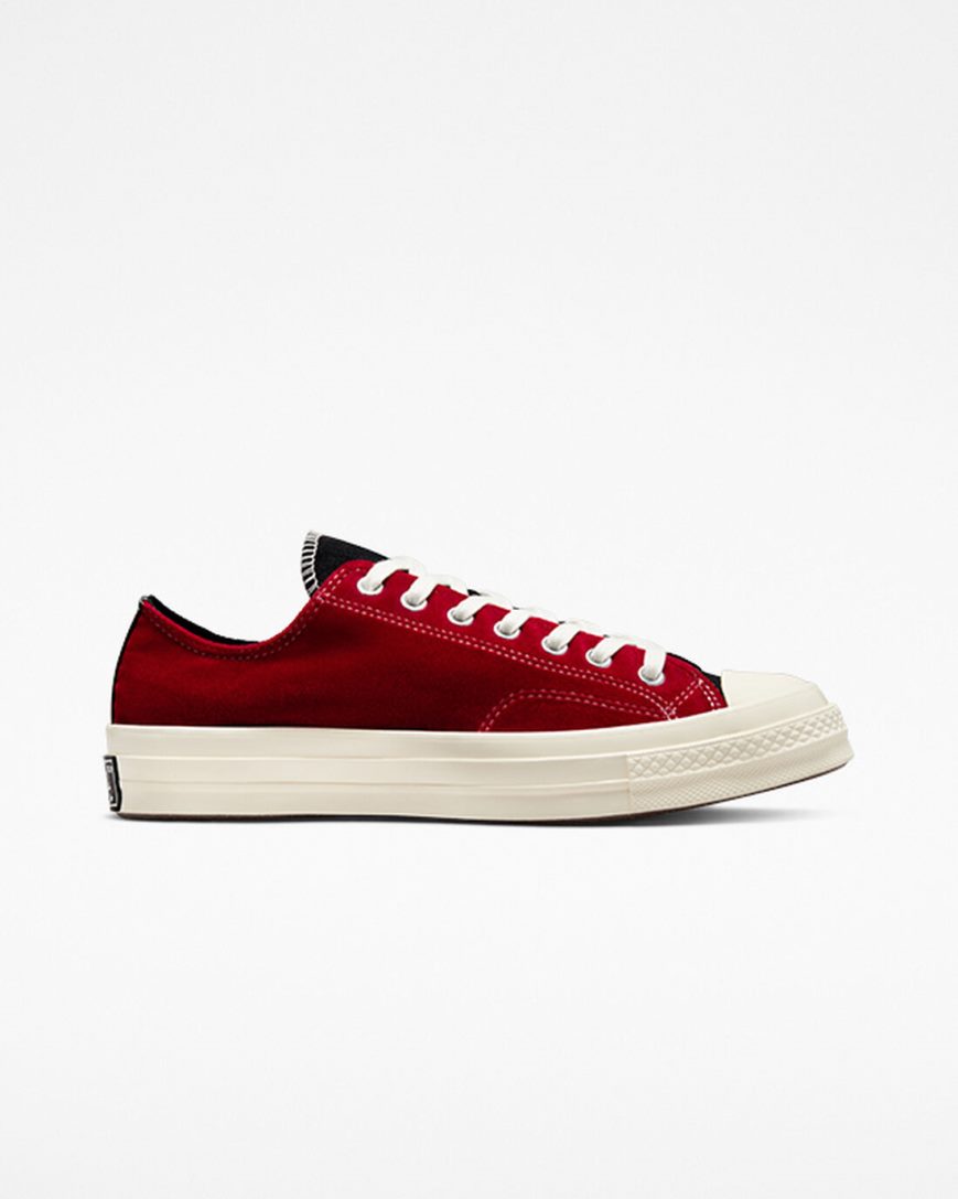 Tenisi Barbati Converse Chuck 70 Beyond Retro Velvet Negrii Rosii | RO E130QU608